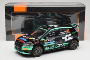 Skoda Fabia Rally2 #22 Toksport G. Greensmith / J. Andersson Safari Rally Kenya 2024 IXO 1:18 18RMC209 Metal — billede 6 af 6