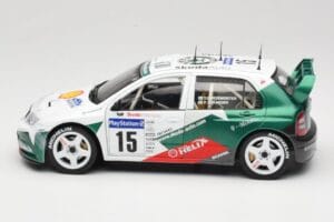 Skoda Fabia WRC #15 T. Gardemeister / P. Lukander WRC 1999 Solido 1:18 90457 Metal — billede 4 af 8