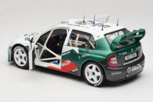 Skoda Fabia WRC #15 T. Gardemeister / P. Lukander WRC 1999 Solido 1:18 90457 Metal — billede 5 af 8