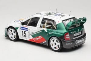 Skoda Fabia WRC #15 T. Gardemeister / P. Lukander WRC 1999 Solido 1:18 90457 Metal — billede 7 af 8