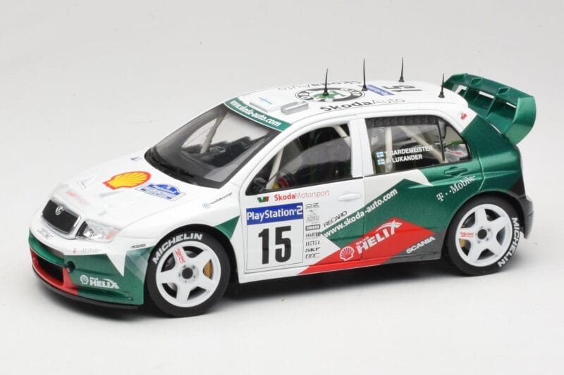 Skoda Fabia WRC #15 T. Gardemeister / P. Lukander WRC 1999 Solido 1:18 90457 Metal