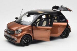 Smart Forfour W453 Sort Hazel Brun Norev 1:18 B66960299 Metal — billede 2 af 8