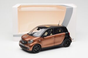 Smart Forfour W453 Sort Hazel Brun Norev 1:18 B66960299 Metal — billede 8 af 8
