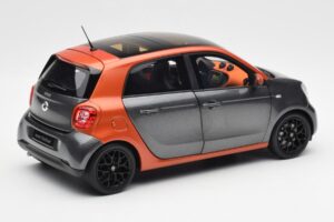 Smart Forfour W453 Lava Orange Grafit Grå Norev 1:18 B66960298 Metal — billede 3 af 8