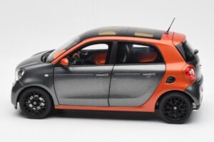 Smart Forfour W453 Lava Orange Grafit Grå Norev 1:18 B66960298 Metal — billede 4 af 8