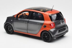 Smart Forfour W453 Lava Orange Grafit Grå Norev 1:18 B66960298 Metal — billede 7 af 8