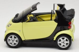 Smart Fortwo 450 Cabrio Gul Minichamps 1:18 0012889V001C49Q00 Metal — billede 4 af 8