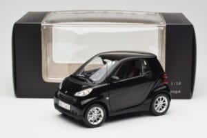 Smart Fortwo Coupé W451 Deep Sort Minichamps 1:18 Q0022563V001C02Q00 Metal — billede 8 af 8