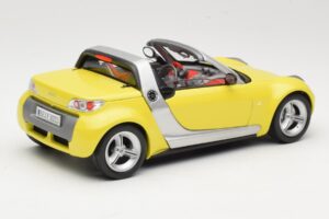 Smart Roadster 452 Gul Bburago 1:18 34099-M2 Metal — billede 3 af 8
