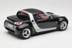Smart Roadster Sort Bburago 1:18 34099-M1 Metal — billede 3 af 8