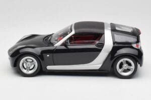 Smart Roadster Mørkeblå Bburago 1:18 34917 Metal — billede 4 af 8