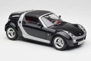 Smart Roadster Mørkeblå Bburago 1:18 34917 Metal — billede 6 af 8