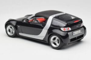 Smart Roadster Mørkeblå Bburago 1:18 34917 Metal — billede 7 af 8