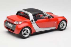 Smart Roadster Rød Bburago 1:18 34099 Metal — billede 3 af 8