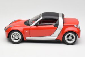 Smart Roadster Rød Bburago 1:18 34099 Metal — billede 4 af 8