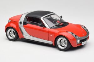 Smart Roadster Rød Bburago 1:18 34099 Metal — billede 6 af 8