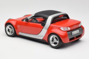 Smart Roadster Rød Bburago 1:18 34099 Metal — billede 7 af 8