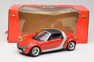 Smart Roadster Rød Bburago 1:18 34099 Metal — billede 8 af 8