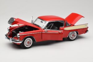 Studebaker Golden Hawk Apache Red Motor City 1:18 80009 Metal — billede 2 af 8