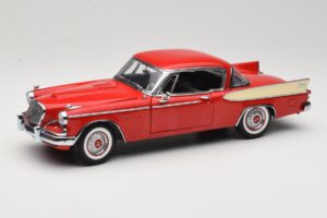 Studebaker Golden Hawk Apache Red Motor City 1:18 80009 Metal