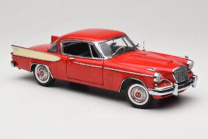 Studebaker Golden Hawk Apache Red Motor City 1:18 80009 Metal — billede 6 af 8