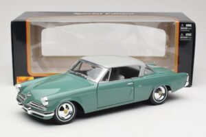 Studebaker Starliner Seafoam Grøn & Shasta Hvid Maisto 1:18 31651 Metal — billede 8 af 8