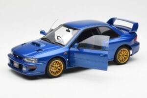 Subaru Impreza 22B Upgraded Version Blå Med Guld Fælge AUTOart 1:18 78602 Metal — billede 2 af 8