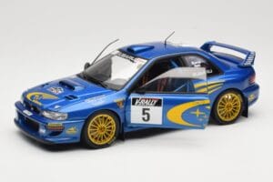 Subaru Impreza WRC #5 R. Burns / R. Reid Rally de France 1999 AUTOart 1:18 89993 Metal — billede 2 af 8