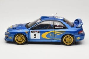 Subaru Impreza WRC #5 R. Burns / R. Reid Rally de France 1999 AUTOart 1:18 89993 Metal — billede 4 af 8