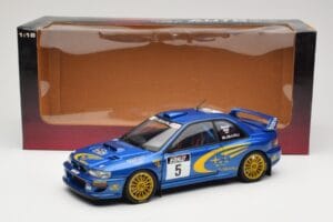 Subaru Impreza WRC #5 R. Burns / R. Reid Rally de France 1999 AUTOart 1:18 89993 Metal — billede 8 af 8