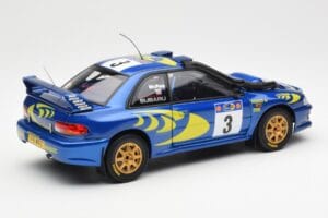 Subaru Impreza WRC #3 C. McRae / N. Grist Safari Rally Winner 1997 AUTOart 1:18 89792 Metal — billede 3 af 8