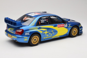 Subaru Impreza WRC S9 #7 P. Solberg / P. Mills Rally Great Britain 2003 Otto 1:12 G092 Resin — billede 2 af 6