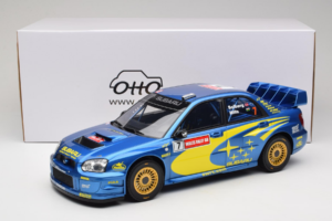 Subaru Impreza WRC S9 #7 P. Solberg / P. Mills Rally Great Britain 2003 Otto 1:12 G092 Resin — billede 6 af 6
