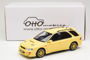 Subaru Impreza WRX STI Version VI Sport Wagon Cashmere Yellow Otto 1:18 OT1198 Metal — billede 6 af 6
