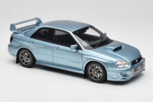 Subaru Impreza WRX STi WR1 GD P. Solberg Edition Ice Blue Metallic Otto 1:18 OT1114 Resin — billede 4 af 6