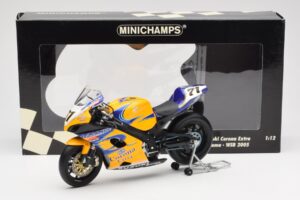 Suzuki GSX-R 1000 Team Alstare Corona Extra Y. Kagayama WSB 2005 Minichamps 1:12 122052271 Metal — billede 6 af 6