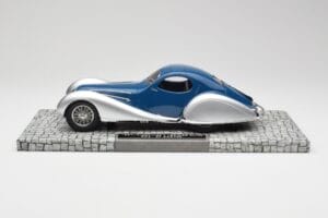 Talbot-Lago T150 C-SS Coupe Blå Sølv Minichamps 1:18 107117122 Resin — billede 3 af 6