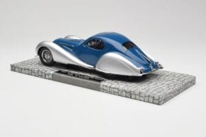 Talbot-Lago T150 C-SS Coupe Blå Sølv Minichamps 1:18 107117122 Resin — billede 5 af 6
