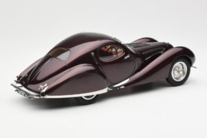 Talbot-Lago T150 C-SS Figoni & Falaschi Teardrop Mørk Bordeaux Metallic CMC 1:18 M-179 Metal — billede 5 af 6