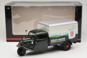 Tempo Hanseat Kastenwagen Baren Marken Minichamps 1:18 150099045 Metal — billede 6 af 6