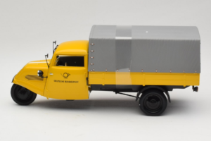 Tempo Hanseat Kastenwagen Deutsche Post Minichamps 1:18 TEMPO001 Metal — billede 3 af 6