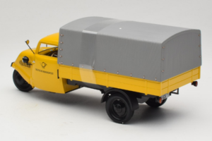 Tempo Hanseat Kastenwagen Deutsche Post Minichamps 1:18 TEMPO001 Metal — billede 5 af 6
