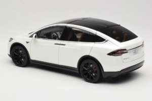 Tesla Model X Hvid OEM 1:18 TESLA001 Metal — billede 7 af 8