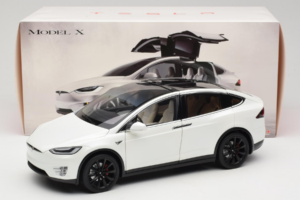 Tesla Model X Hvid OEM 1:18 TESLA001 Metal — billede 8 af 8