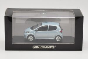 Toyota Aygo Light Blue Metallic Minichamps 1:43 TOYOTA012 Metal — billede 4 af 4