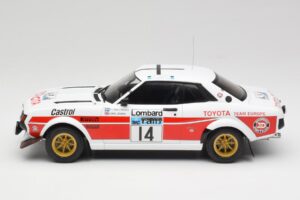 Toyota Celica 2000 GT RA21 #14 P-I. Walfridson RAC Rally 1977 IXO 1:18 18RMC189B Metal — billede 3 af 6