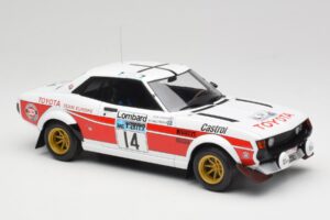 Toyota Celica 2000 GT RA21 #14 P-I. Walfridson RAC Rally 1977 IXO 1:18 18RMC189B Metal — billede 4 af 6
