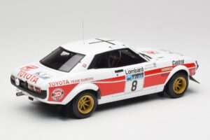 Toyota Celica 2000 GT RA21 #8 H. Mikkola / A. Hertz RAC Rally 1977 IXO 1:18 18RMC189A Metal — billede 2 af 6
