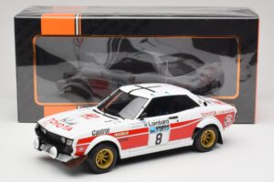 Toyota Celica 2000 GT RA21 #8 H. Mikkola / A. Hertz RAC Rally 1977 IXO 1:18 18RMC189A Metal — billede 6 af 6