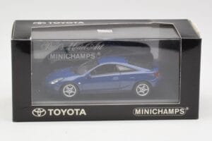 Toyota Celica T200 Mørkeblå Minichamps 1:43 TOYOTA006 Metal — billede 4 af 4